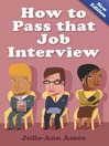 How to Pass that Job Interview (eBook)